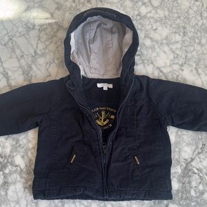 Jacadi Navy Jacket with Hood